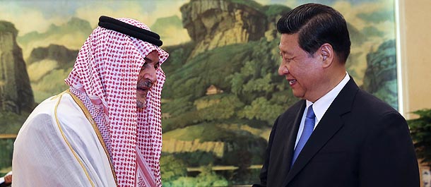 Presidente de China se re&uacute;ne con canciller de Arabia Saudita