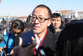 全国政协委员俞敏洪接受记者专访