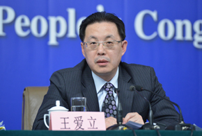王爱立答记者问