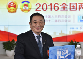 卞志良在访谈现场