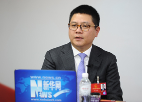 王均金在访谈现场