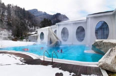 领略瑞士最豪华的温泉浴场