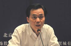 上虞市委常委、宣传部部长郑建庆致欢迎辞