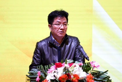 国家旅游局原新闻发言人、综合协调司司长张坚钟做主题演讲