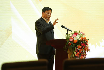 北京交通大学旅游系主任张辉做主题演讲