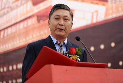 中国船级社武汉分社总经理王志刚致词