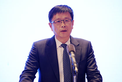 浪漫地中海国际旅游度假区董事长苏绍俊作项目介绍