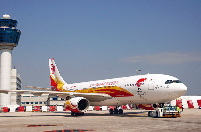 国航奥运往事:载旗航空的五环情缘(高清大图)