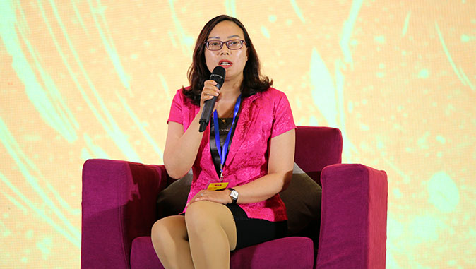 陕西省汉中市旅游发展委员会副主任赵素萍在《优质与品质》主题论坛上发言