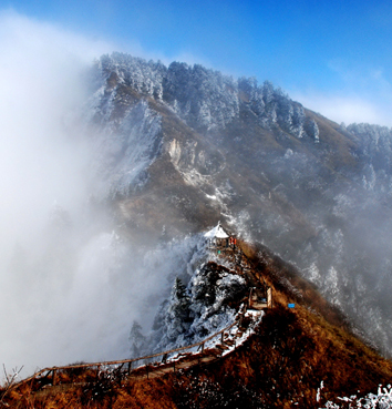 西岭雪山阴阳界