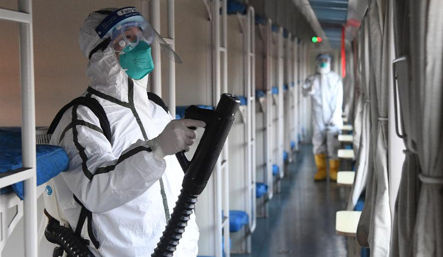 北京：加强列车卫生消毒 守护旅客出行安全