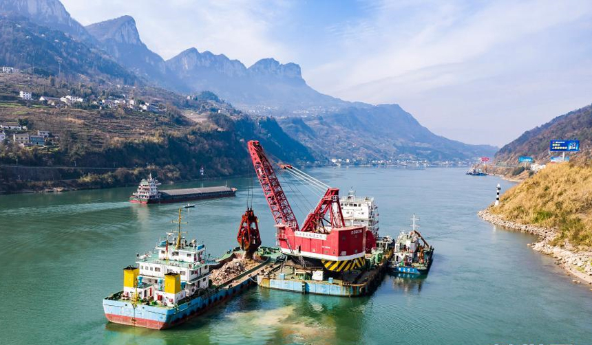 三峡航道整治忙