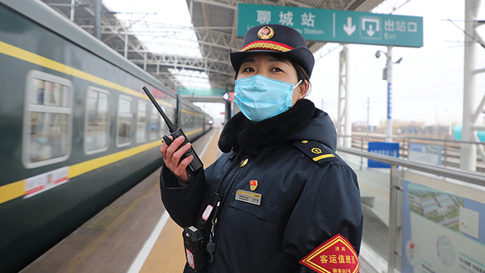 王贵霞与她的第22个春运