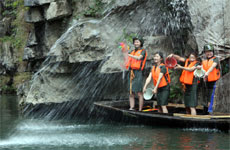 宜昌杨家溪军事漂流