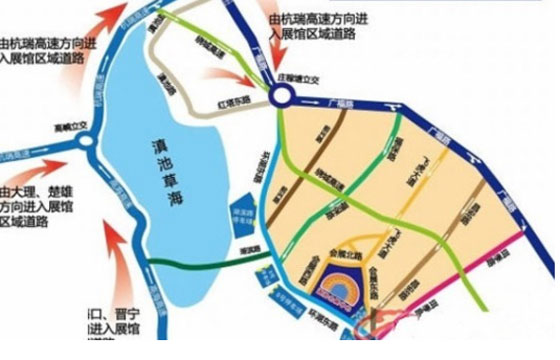 2015昆明国际旅游会行车指南