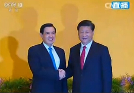 两岸领导人举行历史性会面