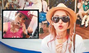 柯震东萧亚轩被曝已和好 同游花博吃香喝辣