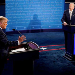 美国总统候选人举行首场电视辩论