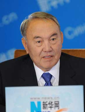 专访哈萨克斯坦总统纳扎尔巴耶夫