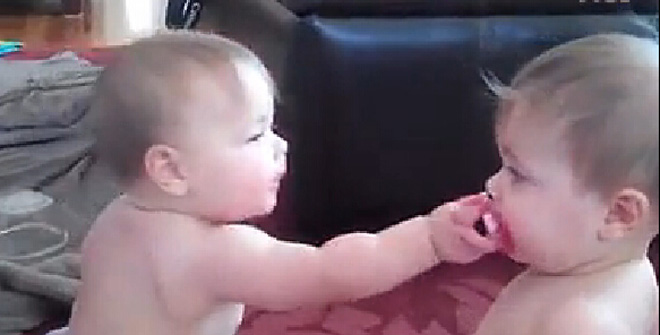 两个真的汉子对决