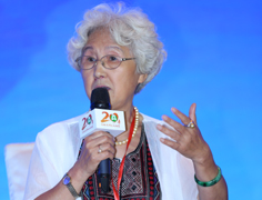 健康教育促进研究中心顾问孙树侠在高峰对话发言