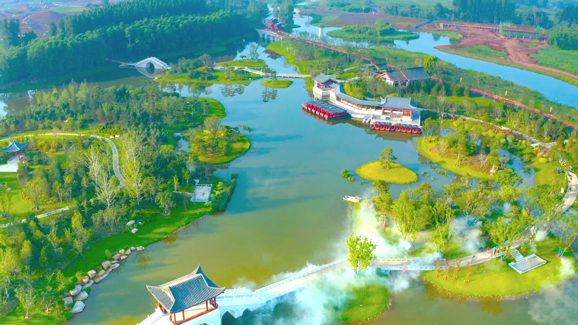 【航拍三晉明珠】漳澤湖：太行山上的&ldquo;江南秀色&rdquo;