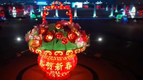 遼寧營口：花燈璀璨 免費向市民開放