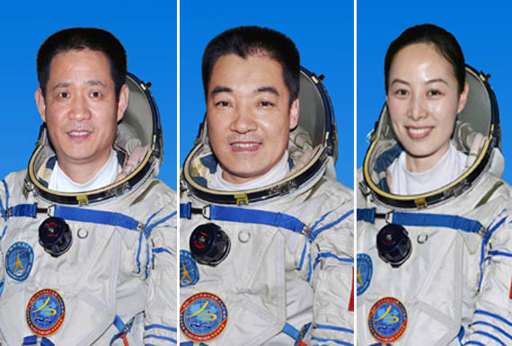 授权发布：神十乘组航天员简历及标准照