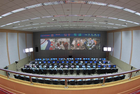 酒泉卫星发射中心指控中心现场