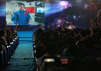 神舟十号航天员太空授课