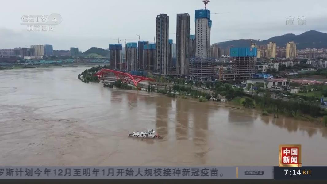 長江四川宜賓段現今年入訊以來最大洪峰