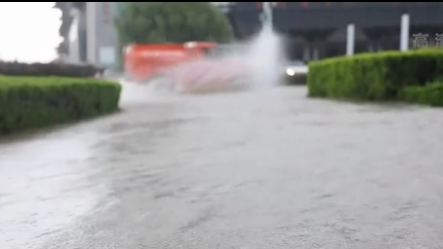 山東沂南遭遇強降雨 最大降雨量423.1毫米