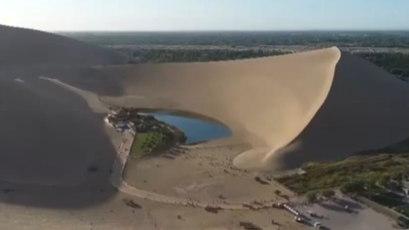 甘肅敦煌：自駕遊敦煌月牙泉鳴沙山