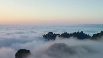微視頻：“海”上日出 雲瀉天河