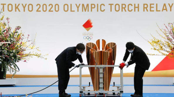 東京奧運會火炬傳遞今日開始