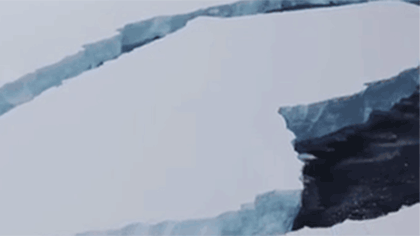 6000平方公里“世界最大冰山”融化解体