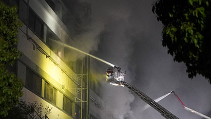 上海金山区一厂房失火 8名失联人员确认遇难