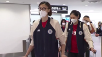 中国女排飞抵东京 备战奥运会测试赛