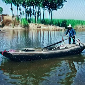 那时候渔网是他们的最爱