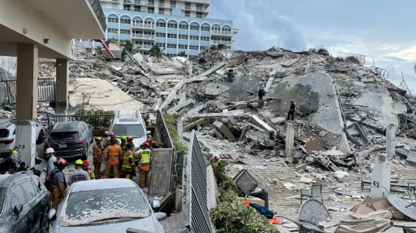 美國：佛羅裏達州住宅樓坍塌事故——已致4人死亡 159人生死不明