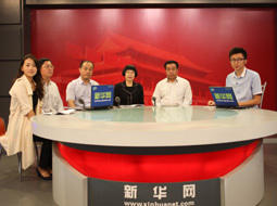 原辽宁省盘锦市兴隆台区委宣传部长周恩义做客新华网