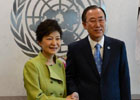 联合国秘书长潘基文会见韩国总统朴槿惠