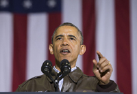 奥巴马突访阿富汗 承诺年内撤军