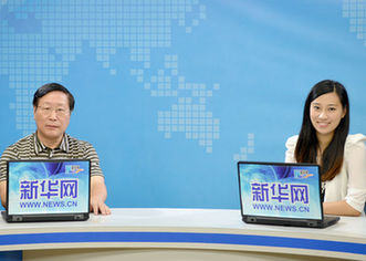 韩忠朝做客新华网