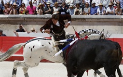 【新华图视】狂野的斗牛赛