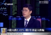 A股大跌8.49% 创8年来最大跌幅 大盘何时反弹？