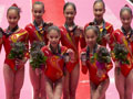 中国队获得体操世锦赛女团亚军