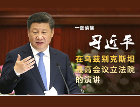 一圖讀懂習近平在烏茲別克斯坦最高會議立法院的演講