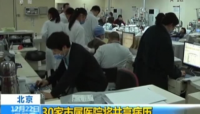 北京：30家市屬醫院將共享病歷