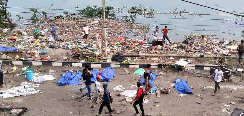 印尼强震引发海啸伤亡惨重：已致1234人遇难 99人失踪